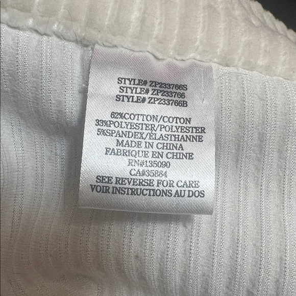 Z Supply Prospect Cord Knit Pants - Adobe White - L (matching set available!) - Picture 9 of 9